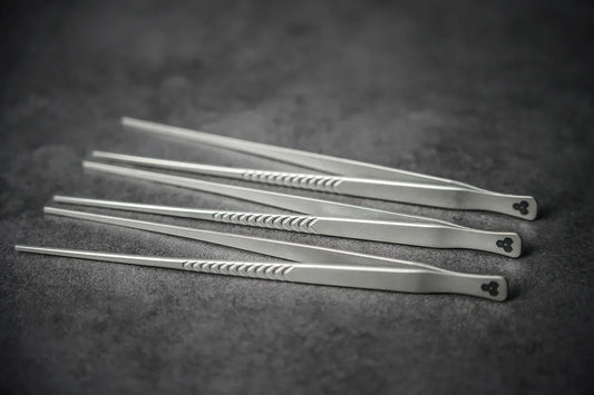 (BOLT) Titanium Offset Tweezers 20cm - TITANION