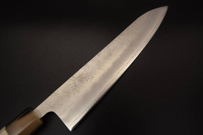 Kaishin Ginsan Nashiji Gyuto 210mm (Oak - Indigo)