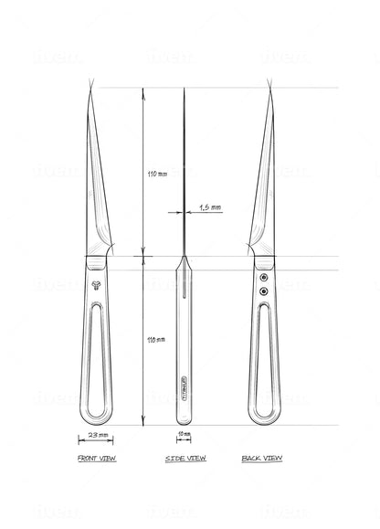 (STARKEN) OMNI Titanium Paring Knife - TITANION
