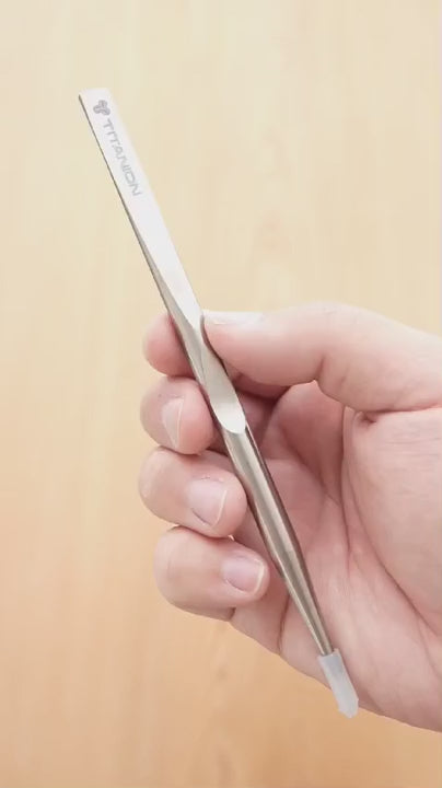 (WICK 2.0) Titanium Plating Tweezers 16.5cm / 6.5”